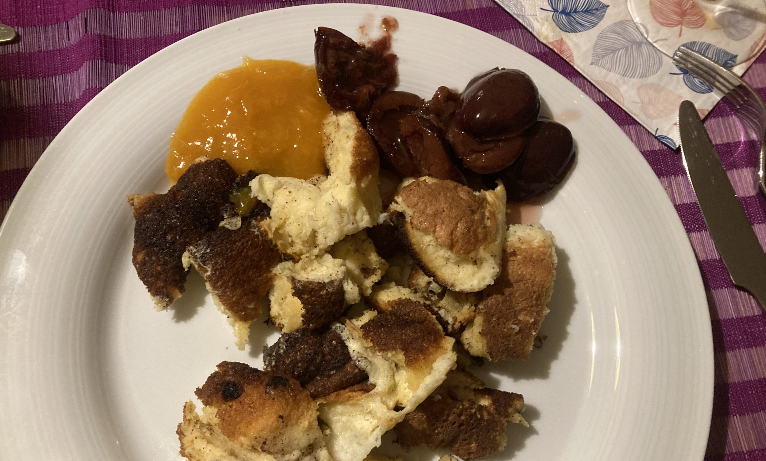Kaiserschmarren, very österreichisch.